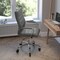 Flash Furniture Gray LeatherSoft Roller Wheel Executive Chair GO-2286H-GR-RLB-GG - alternate 7